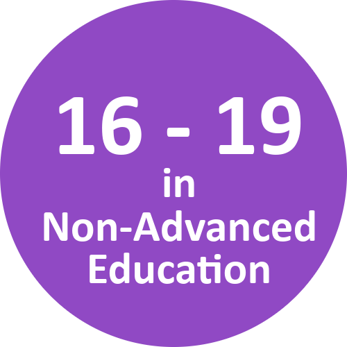 icon 16-19 in Non-Advanced Education